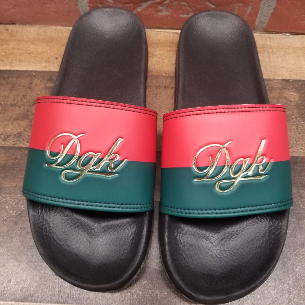DGK Lux Black Slide Sandals
